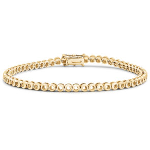 Pulsera riviera chaton TCP01 montura en oro 18k, ct 0,01/0,015 - Imagen 3