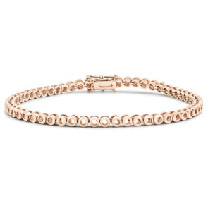 Pulsera riviera chaton TCP01 montura en oro 18k, ct 0,01/0,015 - Imagen 5